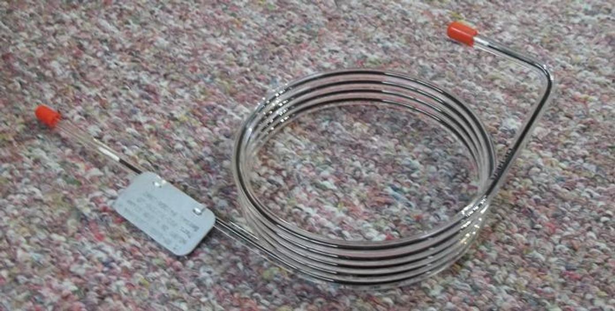 Used VARIAN CAPILLARY TUBE 1% SP-1000 CARBOPAK B 60/80 2MX2MM GLASS P/N: 03-912550-10