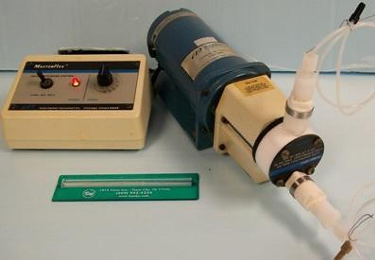 Used COLE PARMER P.T.F.E. DIAPHRAGM PUMP