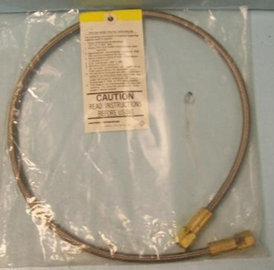 Used QTY. 1. TEFLON HOSE PIGTAIL ASSEMBLIES
