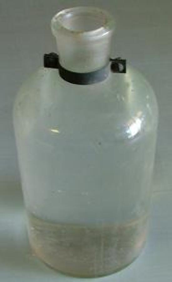 Used BOTTLE: GROUND GLASS OPENING