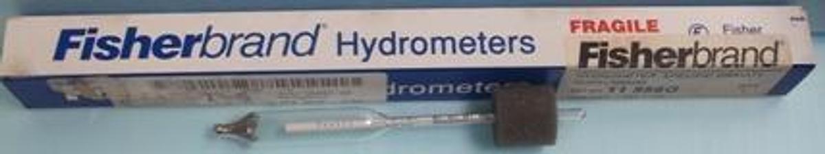 Used FISHER BRAND HYDROMETER