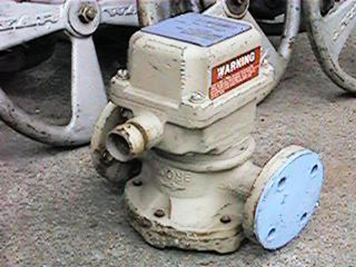 Used QTY. 1. BROOKS EMERSON OVAL GEAR METER