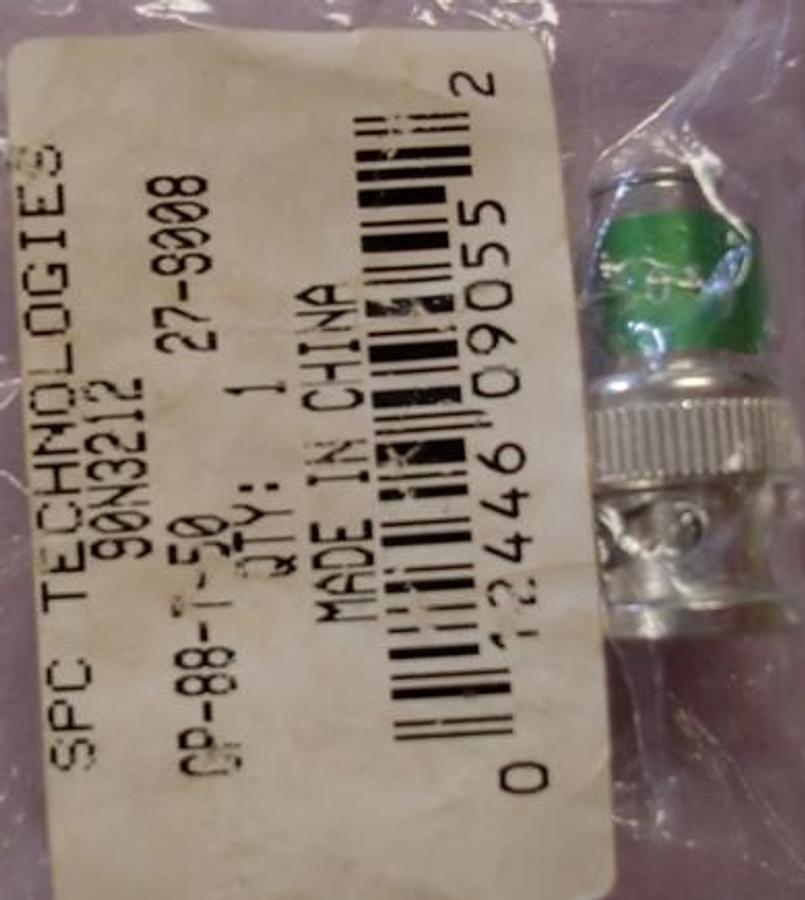 Used QTY. 1. SPC TECHNOLOGIES BNC CABLE CONNECTOR ONLY