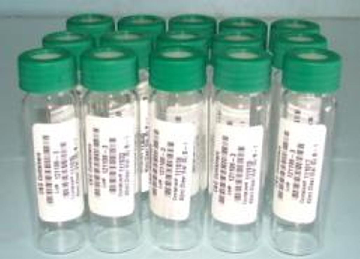 Used QTY. 15. C+G CONTAINER LOT NO. 121106-3 40ML CLEAR VIAL G B-1.