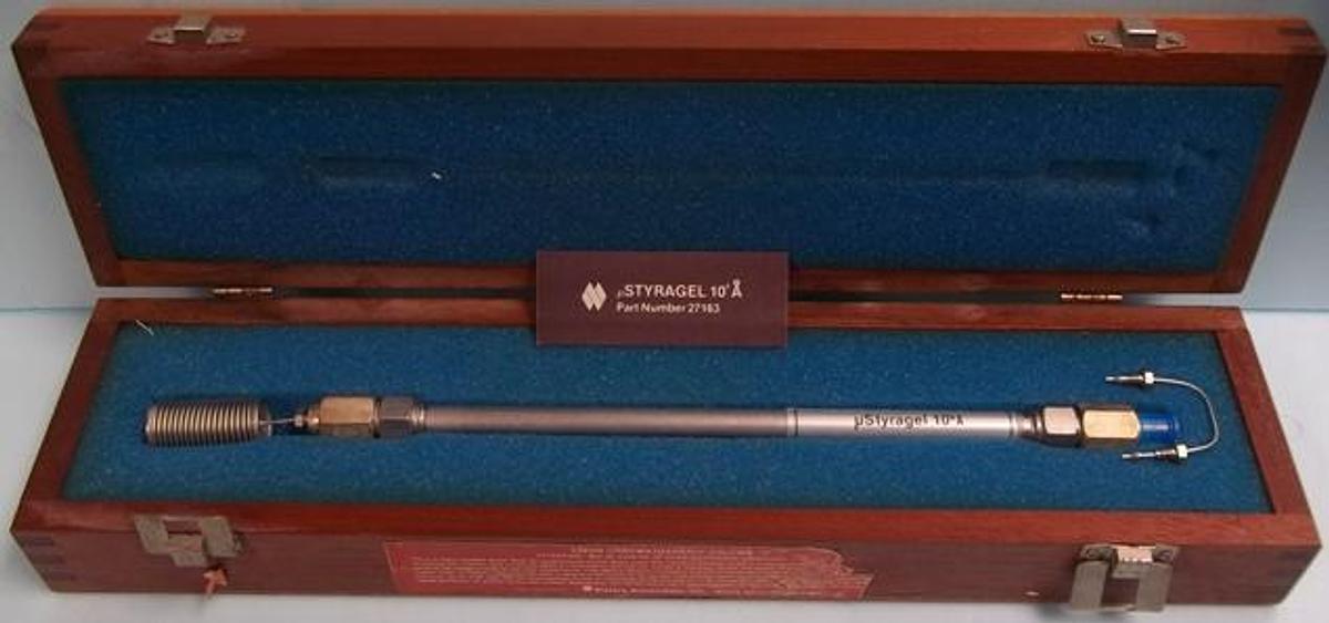 Used QTY. 1. WATERS ASSOCIATES LIQUID CHROMATOGRAPHY COLUMN