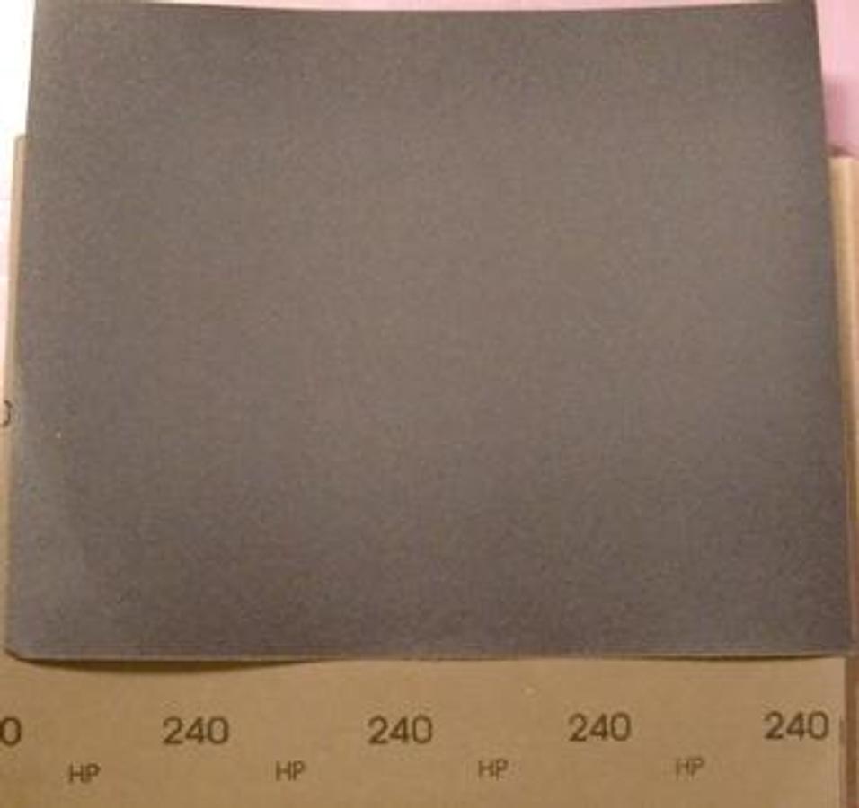 Used KOEHLER INSTRUMENT SHEETS A-99 GRIT 240 SIC WATERPROOF SAND PAPER 9"X11" FOR SANDING TEST STRIPS
