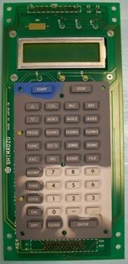 Used SHIMADZU KEY PAD COMPUTER BOARD P/N: 221-4104791