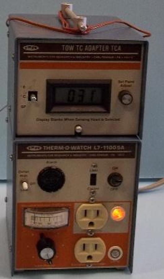 Used QTY. 1. I2R THERM-O-WATCH L7-1100SA WITH I2R TOW TC ADAPTER TCA. .