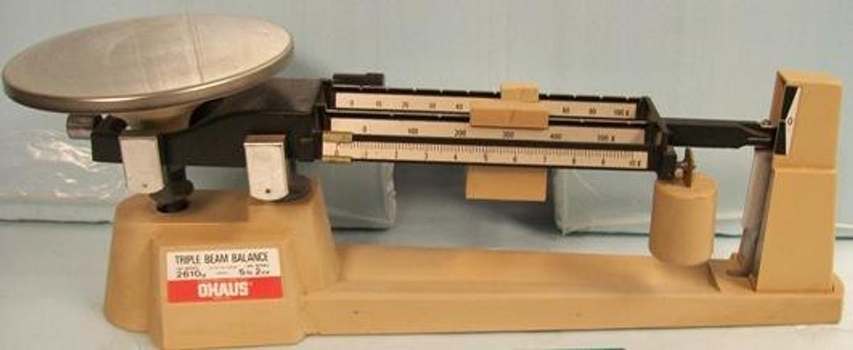 Used OHAUS TRIPLE BEAM BALANCE