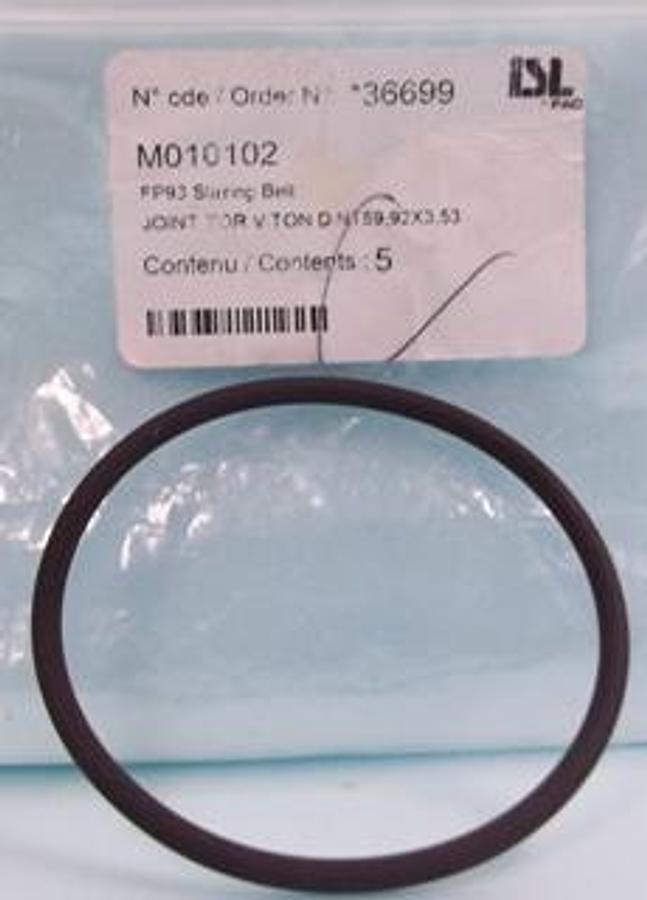 Used QTY. 1. ISL BY PAC FP93 5G2 FLASH POINT TESTER PART: FP93 STIRRING BELT ORDER NO.: 36699 PART NO.: MO10102 JOINT TOR VITON D NT 59