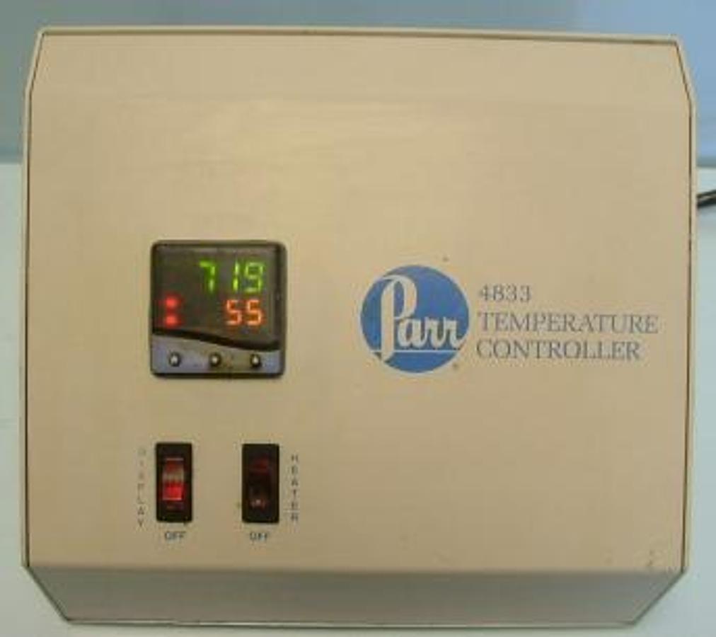 Used QTY. 1. PARR 4833 TEMPERATURE CONTROLLER MODEL 4833EB