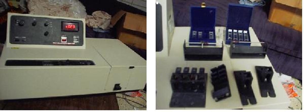 Used QTY. 1. VARIAN SERIES 634 UV VISIBLE SPECTROPHOTOMETER