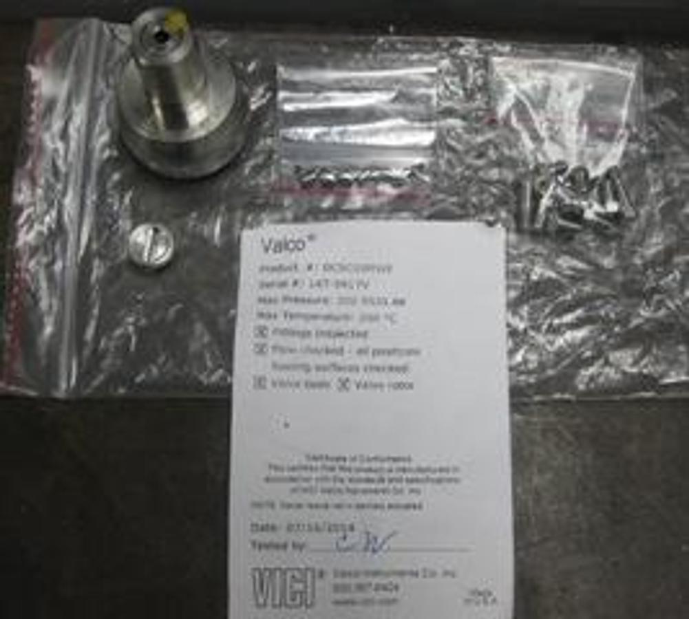Used QTY. 1. VICI VALCO VALVE BODY AND ROTOR