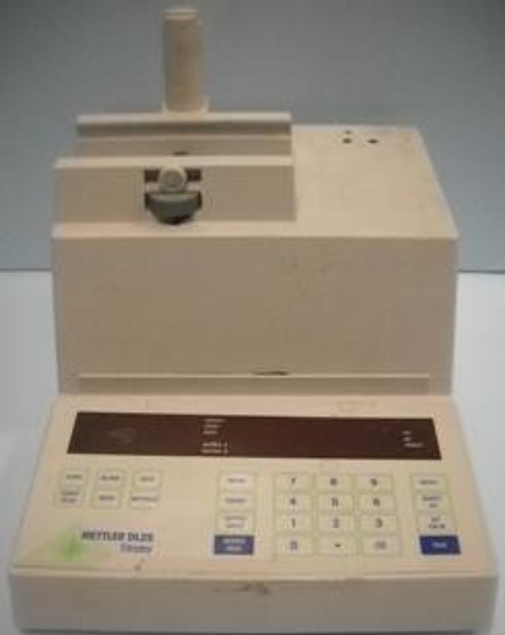 Used QTY. 1. METTLER TOLEDO DL25 TITRATOR BASE ONLY for PARTS OR REPAIRS.