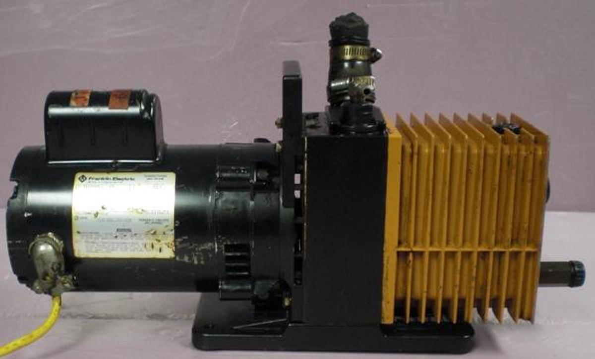 Used QTY. 1. ALCATEL VACUUM PUMP