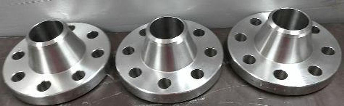 Used 2" 300# Stainless Steel Weld Neck Flange