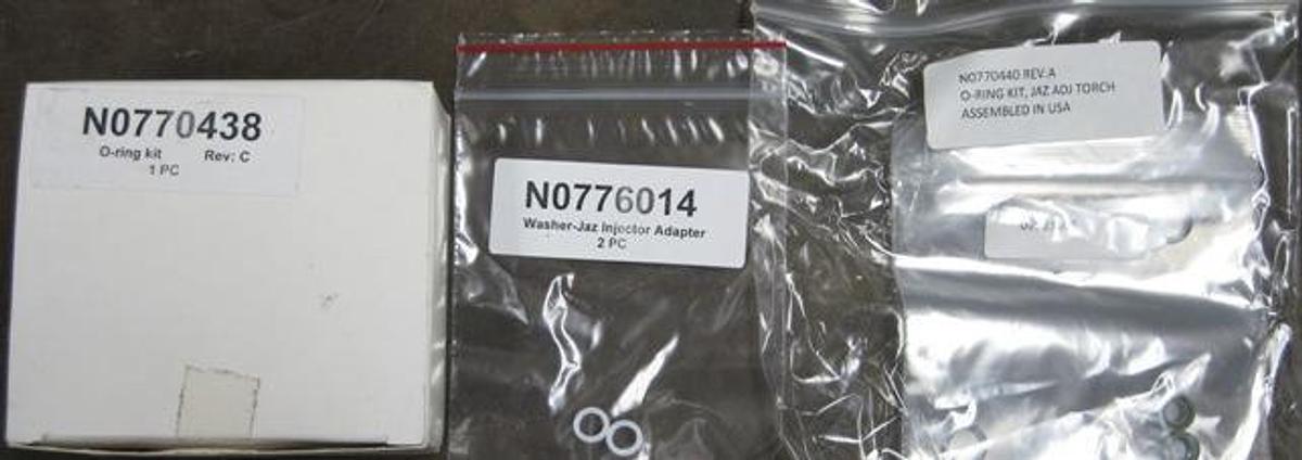 Used PERKIN ELMER O-RING KIT REV. C