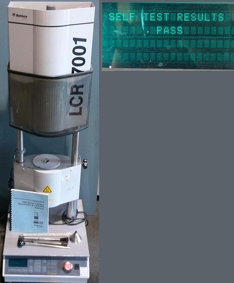 Used DYNISCO POLYMER TEST LCR 7001 M/N: D710-1-S-010-1.4