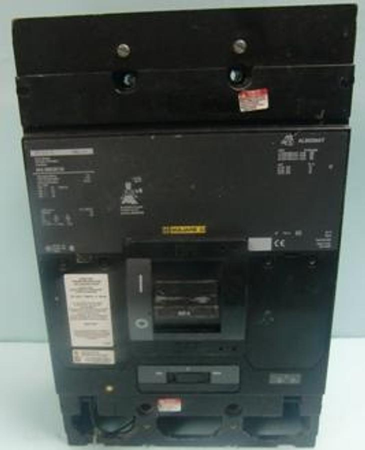 Used SQUARE D MH 600 A CIRCUIT BREAKER MHL366006139 INTERRUPTING RATING
