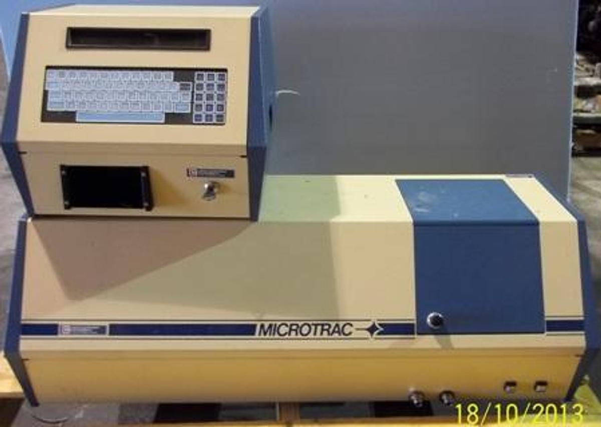 Used LEEDS AND NORTHRUP MICROTRAC PARTICLE SIZE ANALYZER 120V 60HZ CAT NO. 3158138