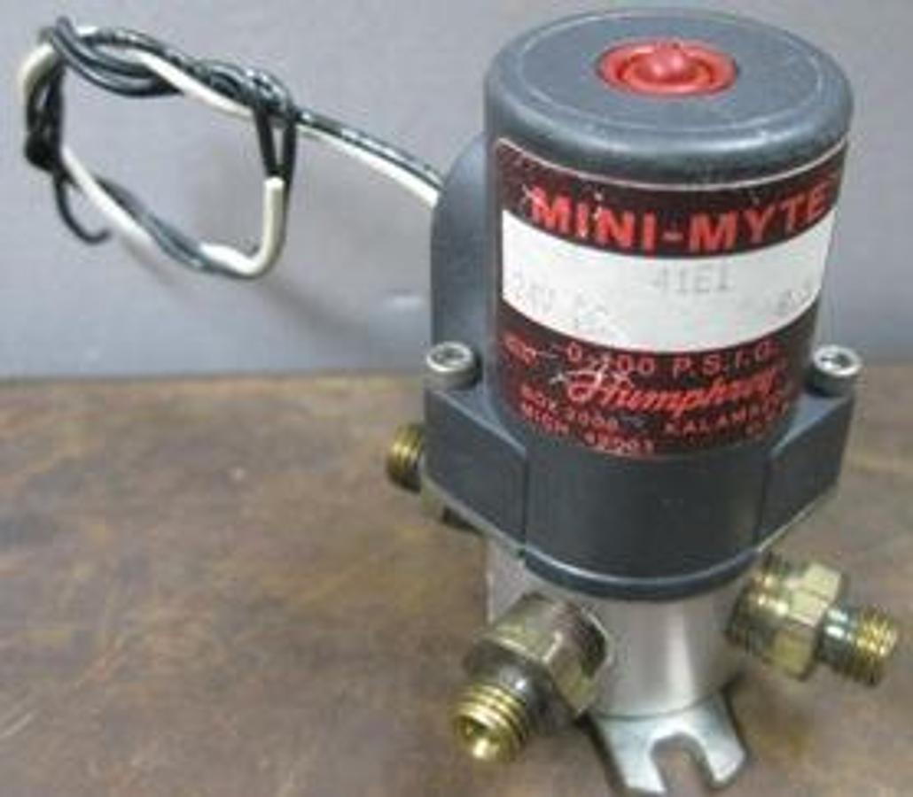 Used HUMPHREY MINI-MYTE SOLENOID VALVE