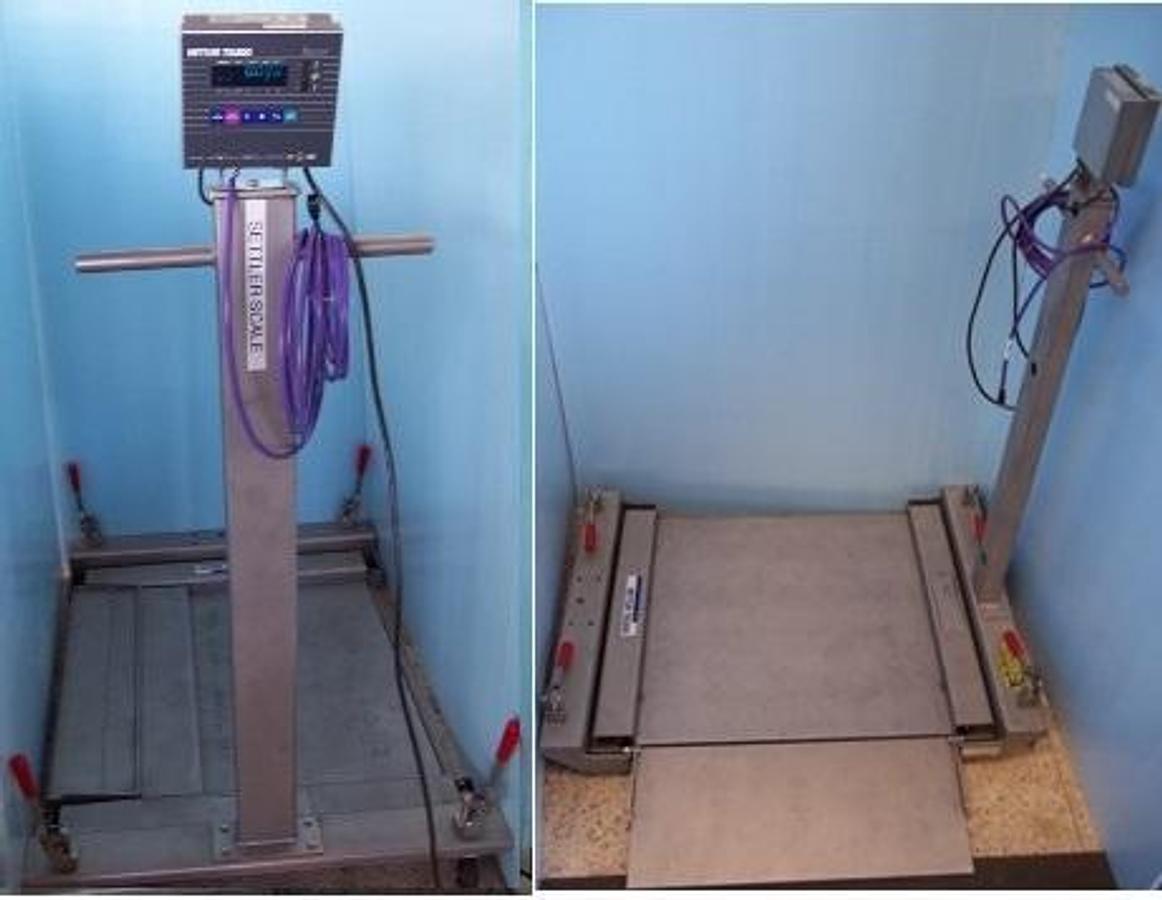 Used METTLER TOLEDO DECK MATE SCALE WITH CONTROLLER MODEL: PANTHER