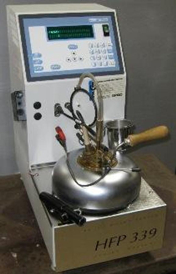 Used QTY. 1. HERZOG HFP 339 AUTOMATIC PENSKY MARTENS CLOSED CUP FLASH POINT TESTER