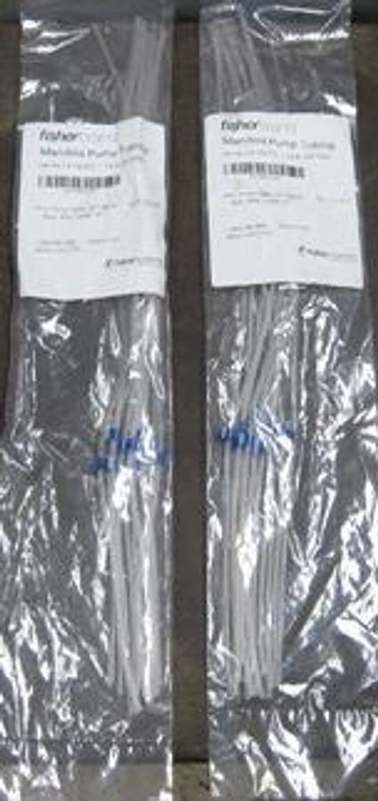 Used PERKIN ELMER 2 PACKS. 24 TOTAL FISHER BRAND MANIFOLD PUMP TUBING