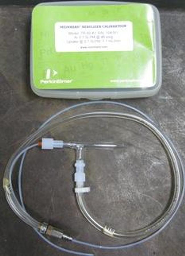 Used QTY. 1. PERKIN ELMER MEINHARD NEBULIZER CALIBRATION