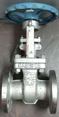 Used VELAN 2" 150 CF8M RAISED FACE FLANGED GATE VALVE