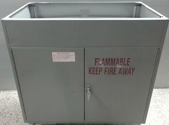 Used FISHER HAMILTON 36" X 25" X 22" SOLVENT STORAGE UNIT