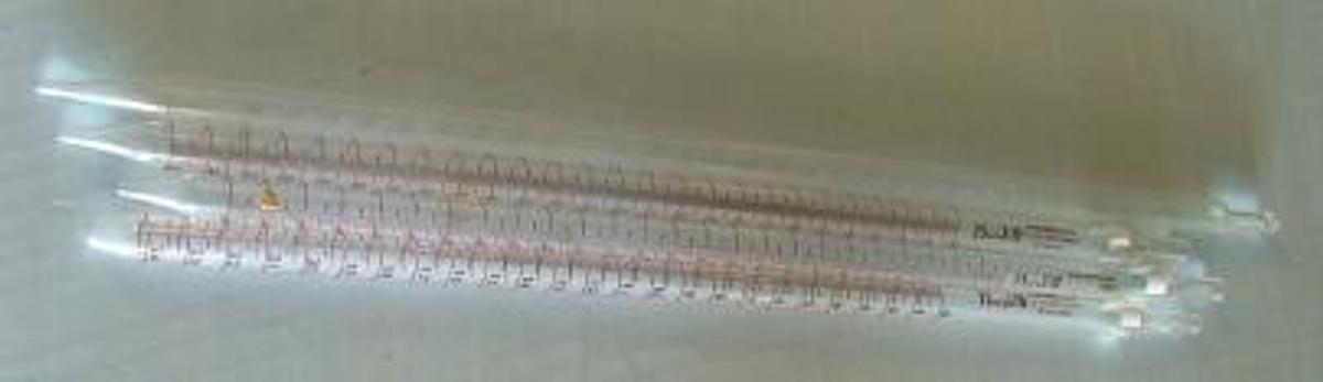 Used GLASS PIPETTES: 25ML GRADUATED