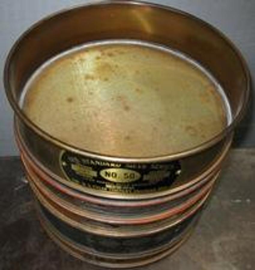 Used QTY. 5. USA STANDARD 8 INCH TESTING SIEVE