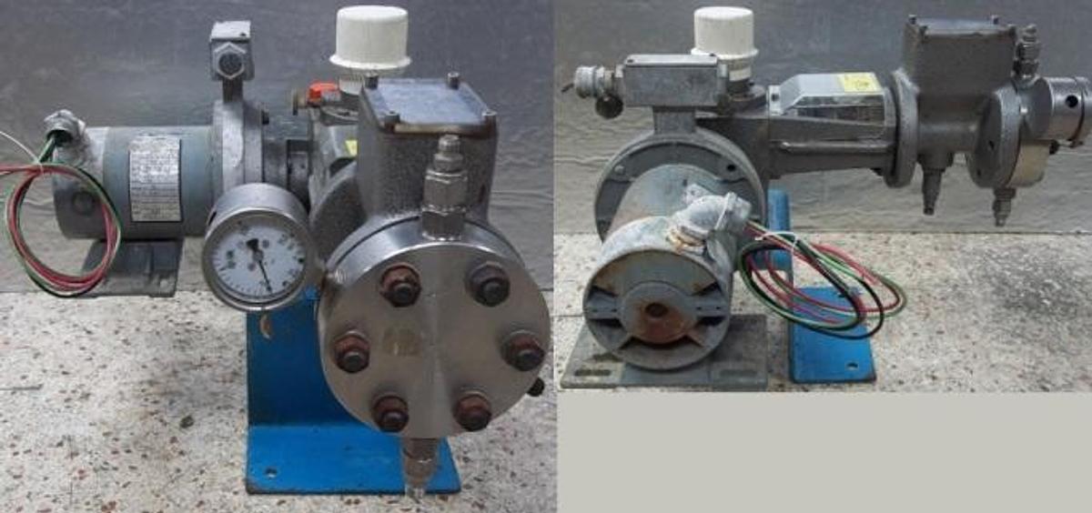 Used BRAN+LUEBBE METERING PUMP