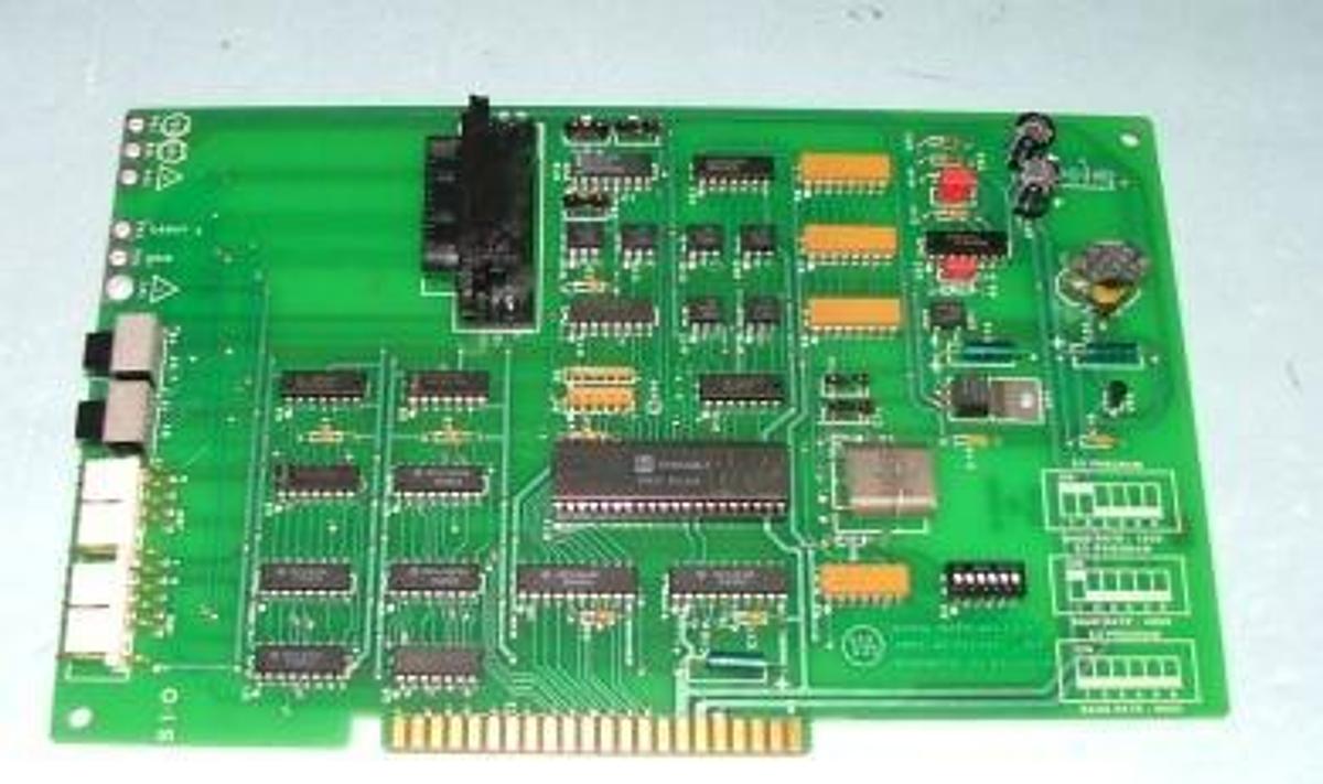 Used SERIAL INTERFACE P.C.B. POWER CONTROL BOARD. ASSY. 03-917742-00 REV. 5 SCHEMATIC 03-917745-00.