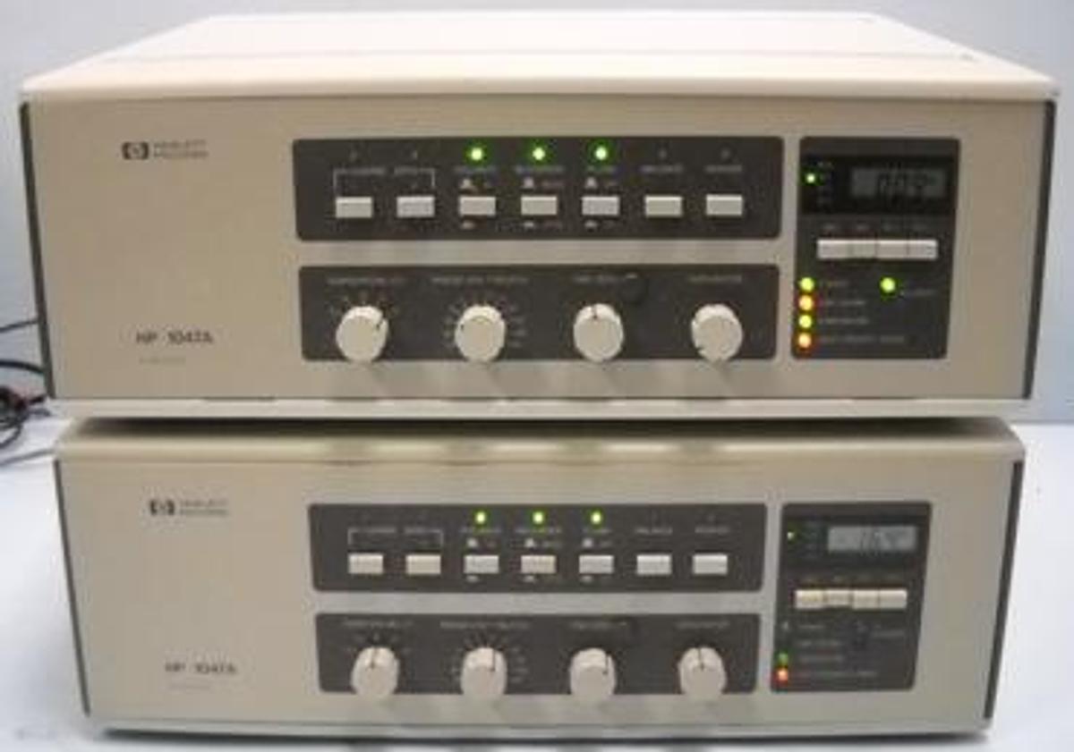 Used QTY. 2. HEWLETT PACKARD 1047A RI ( REFLECTIVE INDEX )DETECTORS