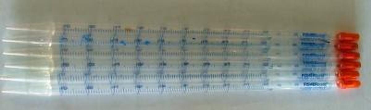Used FISHERBRAND: DISPOSABLE PLASTIC PIPETTES 10ML GRADUATED TD-EX 20C