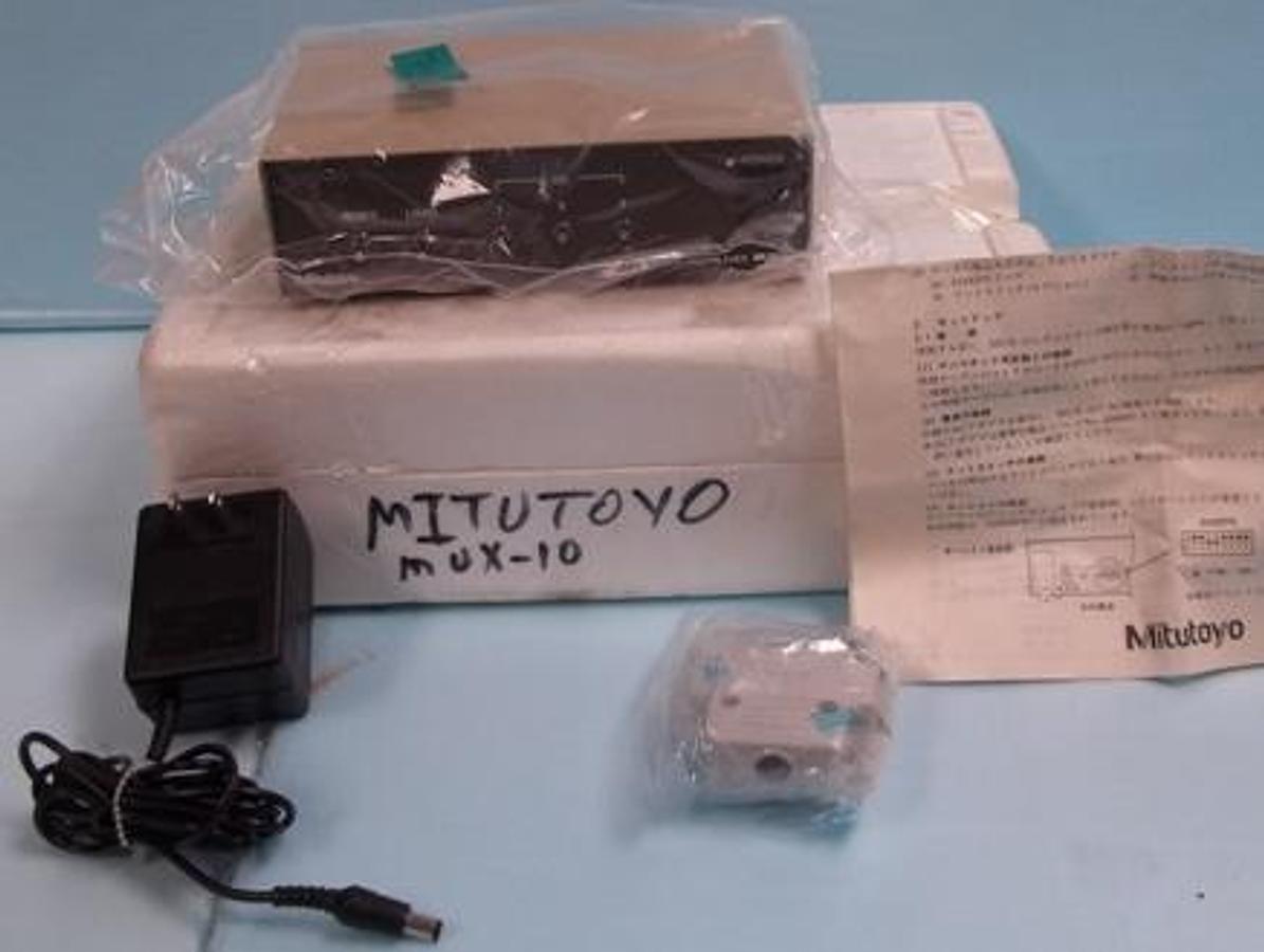 Used MITUTOYO CORPORATION DIGIMATIC MULTIPLEXER MUX-10 CODE NO. 264-001 MODEL MUX-10