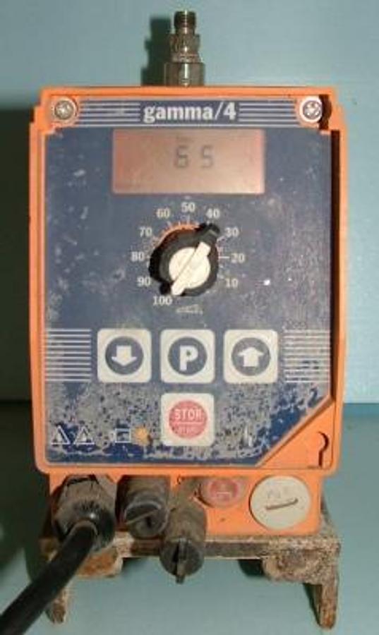 Used QTY. 1. PROMINENT GAMMA/4 MODEL G/4A1201552000021000 VARIABLE SPEED INJECTION PUMP