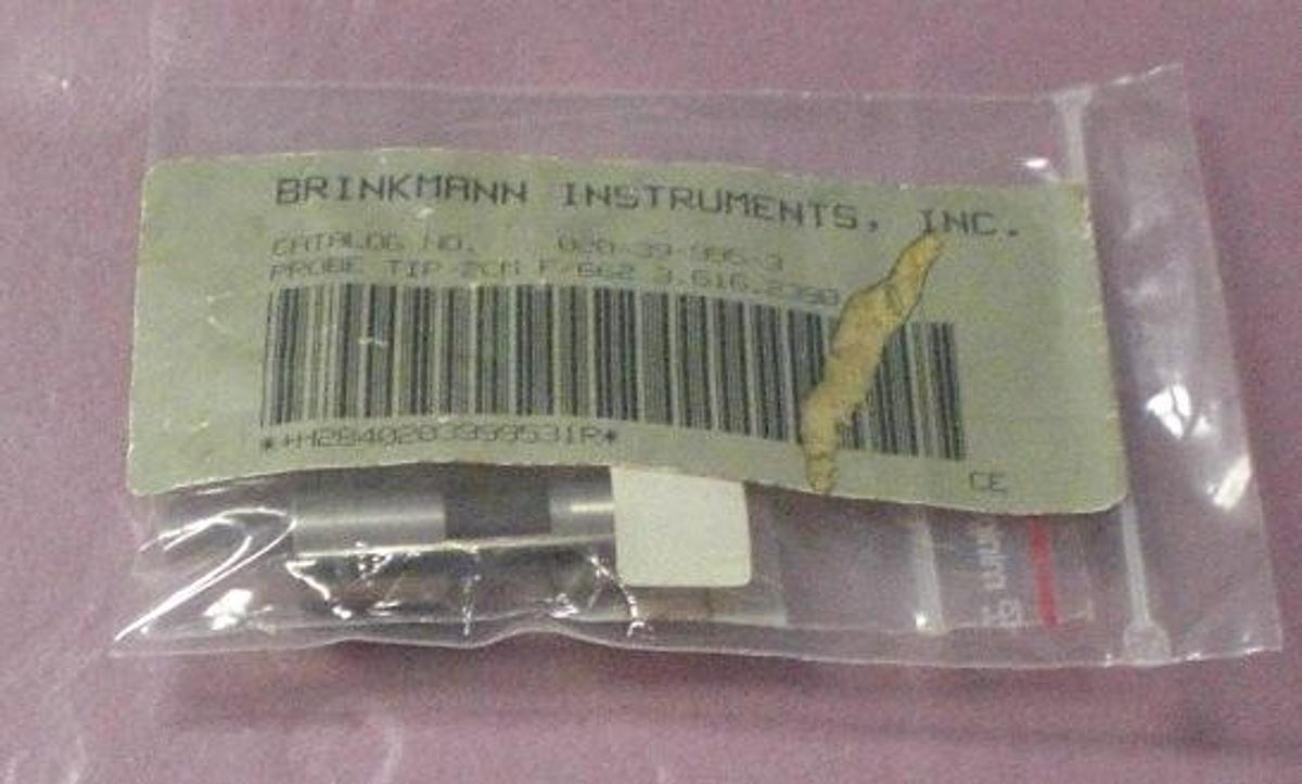 Used QTY. 1. BRINKMAN INSTRUMENTS PROBE CAT# 020-39-995-3 PROBE TIP- 2CM f/ 662 3.616.2390.