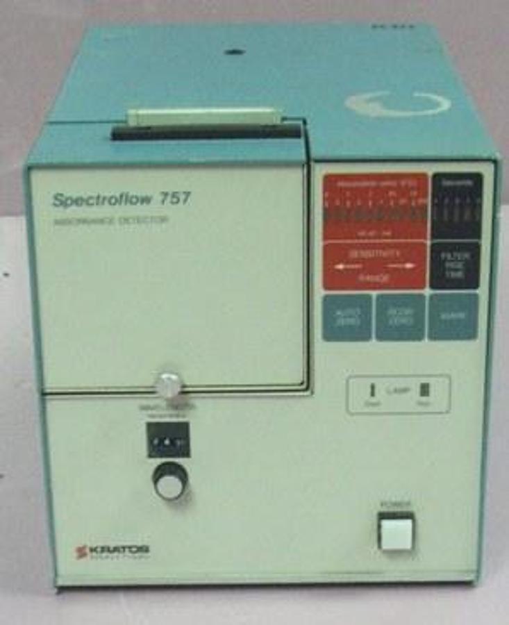 Used KRATOS ANALYTICAL SPECTROFLOW 757 ABSORBANCE DETECTOR