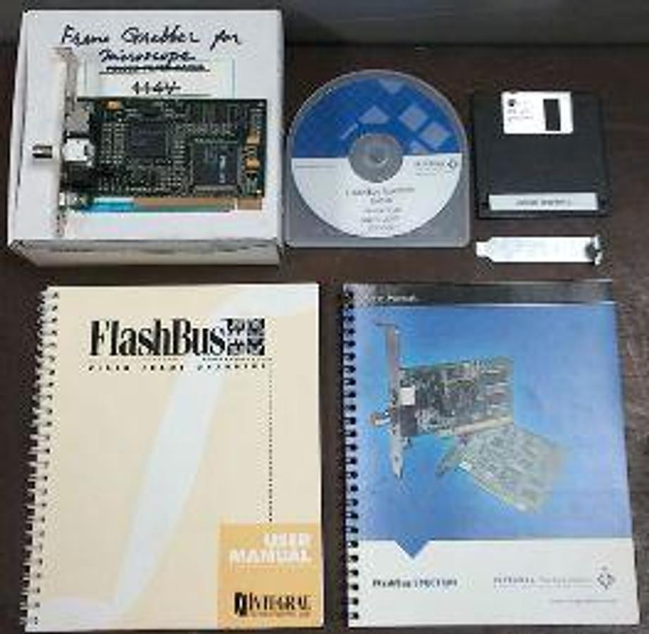 Used INTEGRAL TECHNOLOGIES MICROSCOPE FLASH BUS / SPECTRIM VIDEO FRAME GRABBER