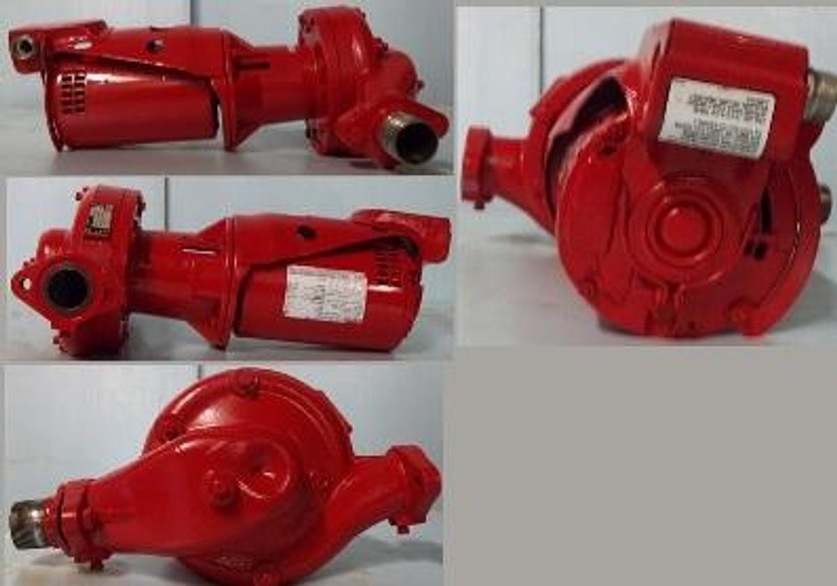 Used QTY. 1. BELL AND GOSSETT ITT INDUSTRIES VERTICAL INLINE PUMP MODEL: 60