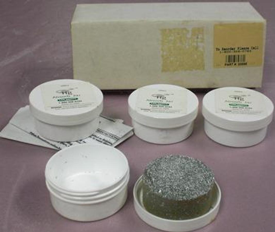 Used QTY. 4. LAB SAFETY SUPPLY MERCURY HG ABSORB JARS