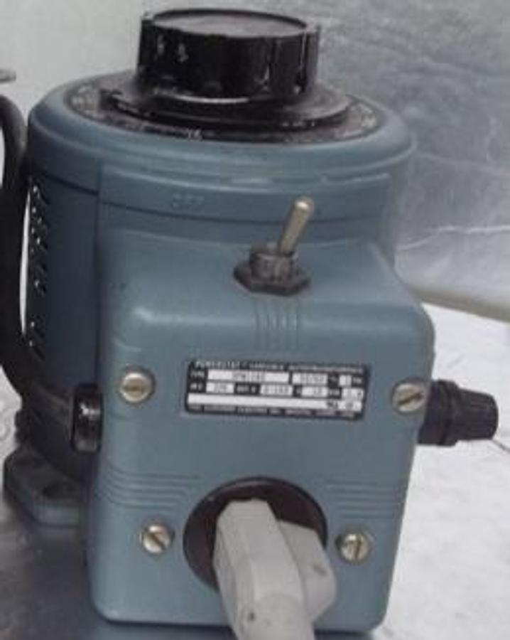 Used THE SUPERIOR ELECTRIC CO. POWERSTAT VARIABLE A.C. AUTOTRANSFORMER TYPE: 3PN116C. 50/60HZ~ 1 PH. IN.V.: 120