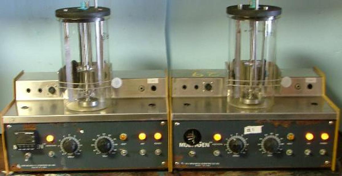 Used QTY. 2. NEW BURNSWICK SCIENTIFIC CO. MULTIGEN MODEL F-1000 AND F-2000
