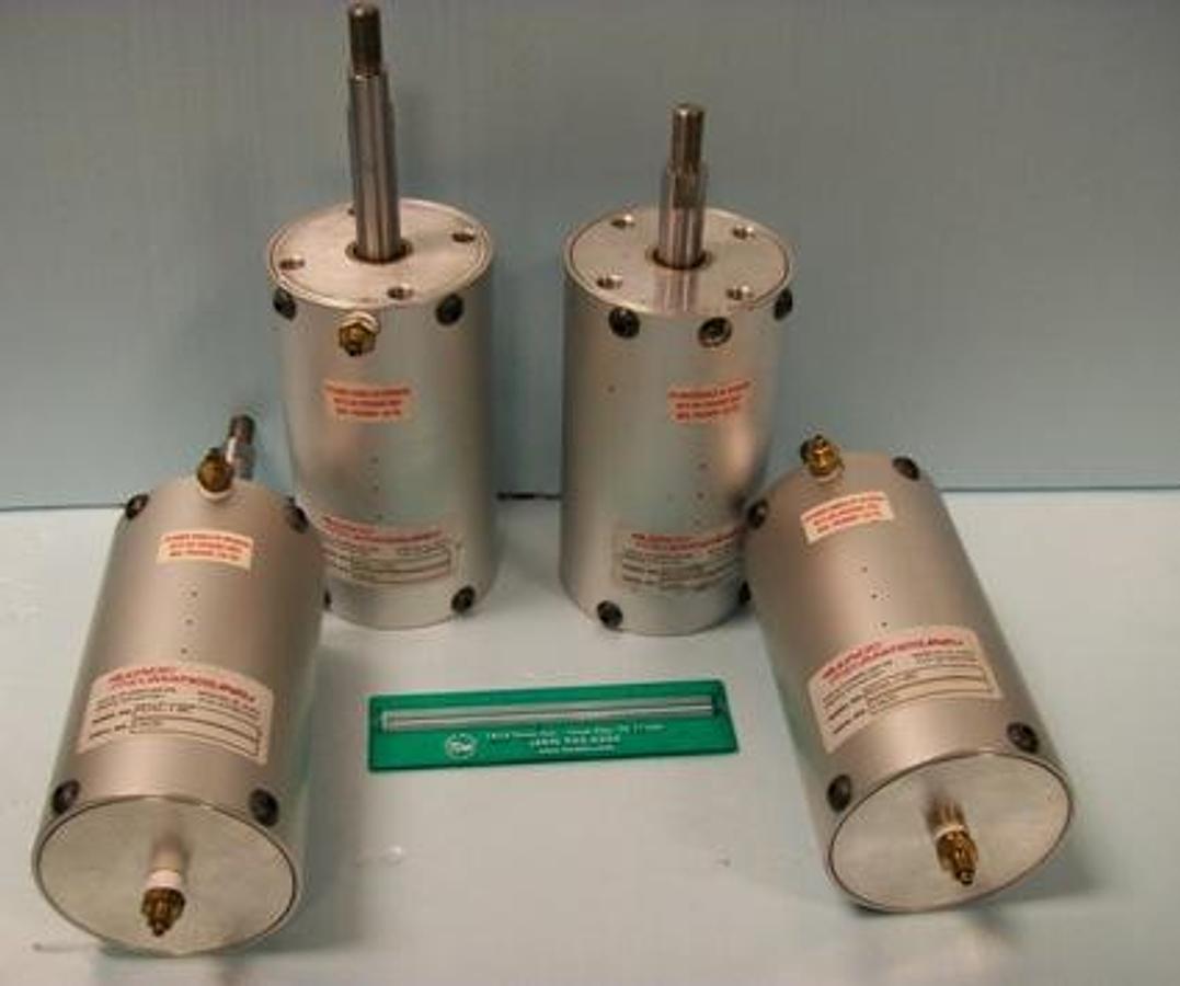 Used QTY. 4. ILLINOIS PNEUMATICS INC. MODEL# 9DAL-1-BC BASIC MOUNT DOUBLE ACTING CYLINDER