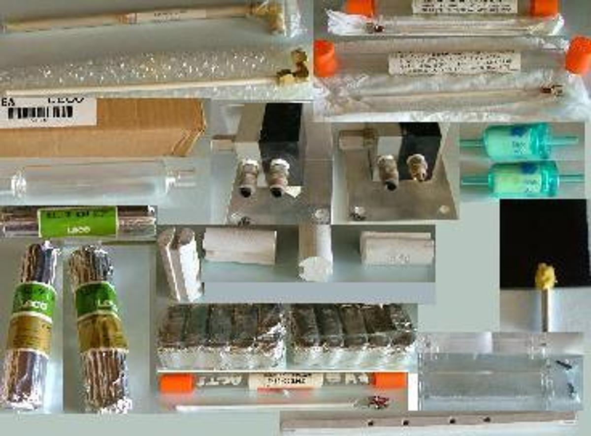 Used LOT LECO PARTS CONSISTING OF: 2) VICI CONDYNE FLOW CONTROLLER MODEL: 101D-LECO-C