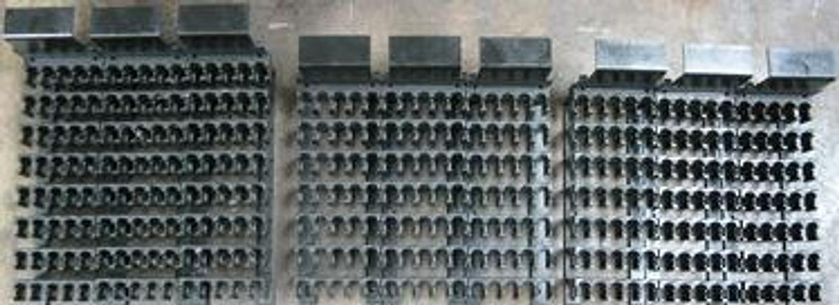 Used DIONEX AS3500 AUTOSAMPLER PART VIAL REMOVABLE TRAYS