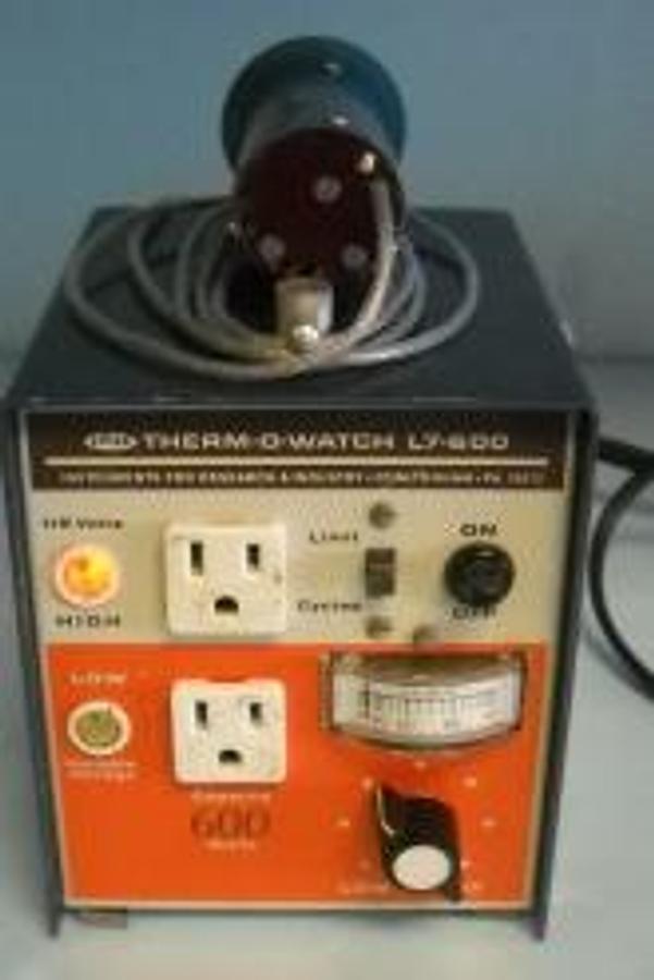 Used I2R THERMO-WATCH L7-600 CAPACITY 600 WATTS NO